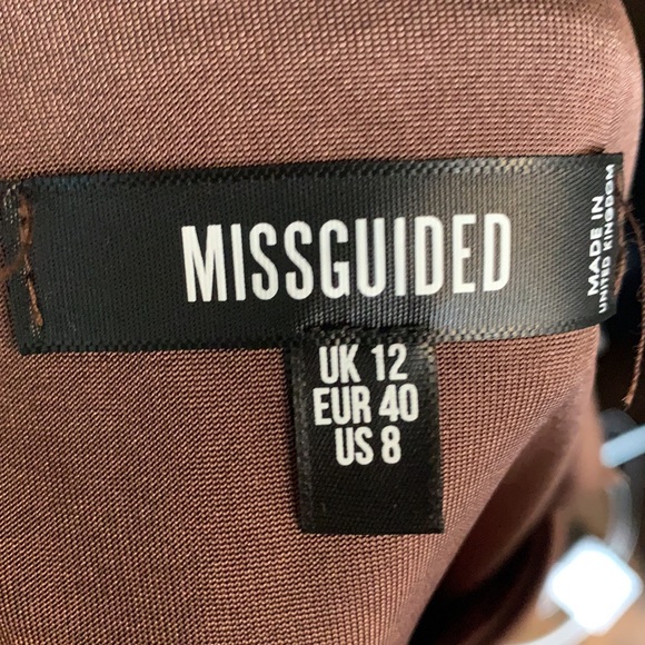 NWT Missguided Brown Contour Racerback Tank Top 8 - Picture 6 of 6